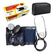 Kit Esfigmomanometro Aparelho De Pressão + Estetoscópio Premium