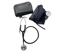 Kit Esfigmomanômetro + Estetoscópio Duplo Premium Adulto