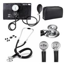 Kit Esfigmomanômetro Estetoscópio Rappaport Duplo Premium