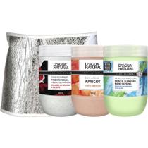 Kit esfoliante apricot forte pimenta negra gel crioterapico cinta isolmanta