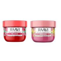 Kit Esfoliante Corporal Melancia + Morango Raavi 200g Kit Esfoliante Corporal Melancia + Morango Raavi 200g