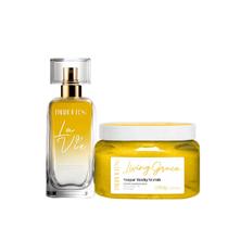 Kit Esfoliante Corporal Perfume Capilar Living Grace Barbours Beauty Kit Esfoliante Corporal Perfume Capilar Living Grace Barbours Beauty