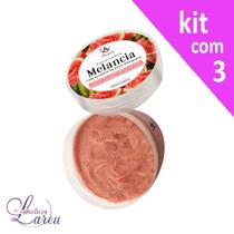"Kit Esfoliante Facial e Corporal 250 gr Arotrat Melancia + Rosa Mosqueta (3 unidades) - Arovida