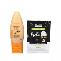 Kit Esfoliante Facial Mel Max Love 60g + Máscara Facial Preta 10ml