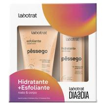 Kit Esfoliante Hidratante Pêssego Facial Corporal Labotrat Kit Esfoliante Hidratante Pêssego Facial Corporal Labotrat