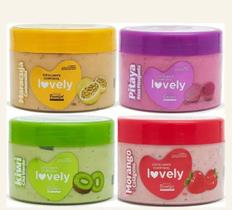 Kit Esfoliante lovely com quatro unidades variadas