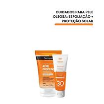 Kit Esfoliante Neutrogena Acne Proofing + Protetor Solar Darrow Actine FPS 30