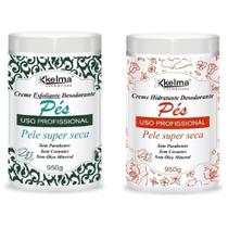 Kit Esfoliante Pés e Hidratante Pés 950g - Kelma Kit Esfoliante Pés e Hidratante Pés 950g - Kelma