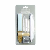 Kit Esfuminho Cretacolor com Lixa para Minas e Borracha Maleável Kit Esfuminho Cretacolor com Lixa para Minas e Borracha Maleável