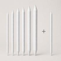 Kit Esfuminho de Papel 7 Unidades Desenho e Sombreamento Suave Arteterapia Hobby -