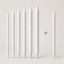 Kit Esfuminho de Papel 7 Unidades Desenho e Sombreamento Suave Arteterapia Hobby -
