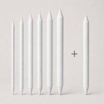 Kit Esfuminho de Papel 7 Unidades Desenho e Sombreamento Suave Arteterapia Hobby -