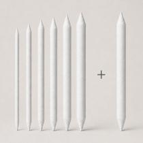 Kit Esfuminho de Papel 7 Unidades Desenho e Sombreamento Suave Arteterapia Hobby -