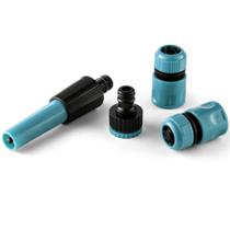 Kit Esguicho 4 Peças Plástica para Mangueira - PR6810 - PINCÉIS ATLAS Kit Esguicho 4 Peças Plástica para Mangueira - PR6810 - PINCÉIS ATLAS