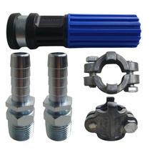 Kit Esguicho + Espigões + Abraçadeiras Para Mangueira Lava Auto Jato 1/2 Polegada Londribor Kit Esguicho + Espigões + Abraçadeiras Para Mangueira Lava Auto Jato 1/2 Polegada Londribor