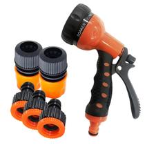 Kit Esguicho Jato + 3 Bico P/ Torneira + 2 Conector de Mangueira