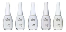 Kit Esmalte Colorama 5 Cores Francesinha Branco