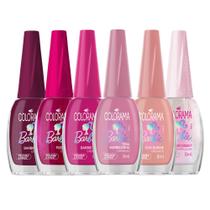 Kit Esmalte Colorama Coleção Barbie - 6 Cores