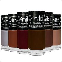 Kit Esmalte Cremoso Anita Capadócia Com 6 Kit Esmalte Cremoso Anita Capadócia Com 6