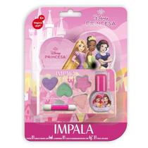 Kit Esmalte E Maquiagem Infantil Impala Princesas