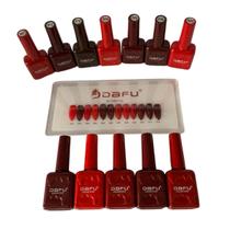 Kit Esmalte em Gel Tons de Vermelho com 12 Cores de 10ml Dafu
