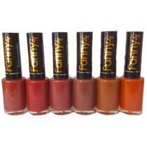 Kit Esmalte Fanny Coleção Charmosa - 6 Unidades Lançamento