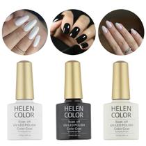 Kit Esmalte Francesinha 30ml Gel Helen Color Uv Led Manicure Kit Esmalte Francesinha 30ml Gel Helen Color Uv Led Manicure