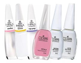 Kit Esmalte Francesinha Impala E Colorama C/6