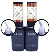 Kit Esmalte Francesinha Kaisa Em Gel Branco/Renda