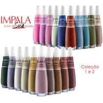 Kit Esmalte Impala Coleção A Cor da sua Moda (20 cores) Vol. 1 e 2 - 7,5 ml cada