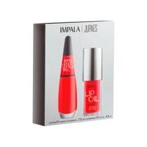 Kit Esmalte Impala Ju Paes Virando o Jogo Aposta Alta + Lip Oil Vermelho Translúcido Kit Esmalte Impala Ju Paes Virando o Jogo Aposta Alta + Lip Oil Vermelho Translúcido