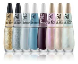 Kit Esmalte Impala Pó Cromado Glitter Cremoso 8 Cores Kit Esmalte Impala Pó Cromado Glitter Cremoso 8 Cores