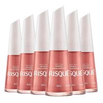 Kit Esmalte Risqué Clássicos Bali 8ml - 6 unidades