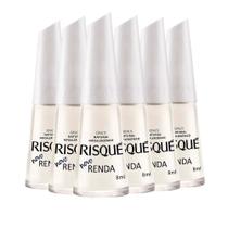 Kit Esmalte Risqué Novo Renda 8ml - 6 Unidades