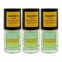 Kit Esmalte Unha Top Beauty Sos Unhas Concreto 7 Ml 3