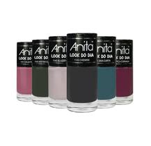 Kit Esmaltes Anita Coleção Look do Dia 6 Cores Novas