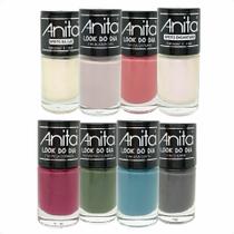 Kit Esmaltes Anita Coleção Look Do Dia Com 6