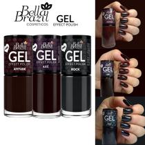 Kit Esmaltes Bella Brazil Tons Marrons Escuros E Pretos 9ml Esmaltes Atacado Kit Esmaltes Bella Brazil Tons Marrons Escuros E Pretos 9ml Esmaltes Atacado