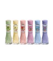 Kit Esmaltes Dailus Coleção Funky Flower 6 Cores Pastéis