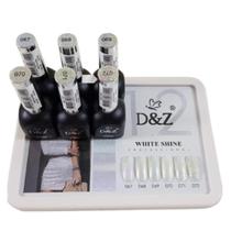 Kit Esmaltes Em Gel Dez Coleção Luxo Galaxy Shine 6Un