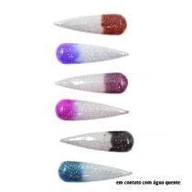 Kit esmaltes em gel térmico refletivo d&z