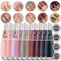 Kit Esmaltes Impala A Cor Da Sua Moda 6 Coleção 10 Cores