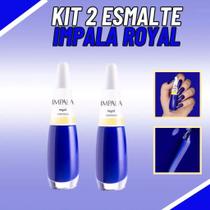 Kit Esmaltes Impala Royal Cremoso Azul Kit Esmaltes Impala Royal Cremoso Azul