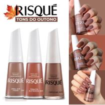 Kit Esmaltes Risqué Tons Do Outono Esmaltes Atacado