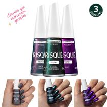 Kit Esmaltes Risqué Voltei Lançamento Tons Metálicos Esmalte Atacado Kit Esmaltes Risqué Voltei Lançamento Tons Metálicos Esmalte Atacado