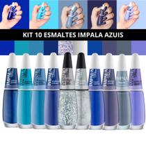 Kit Esmaltes Tons de Azul Glitter Disco Ball Esmalte Atacado Promoção Kit Esmaltes Tons de Azul Glitter Disco Ball Esmalte Atacado Promoção