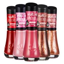 Kit Esmaltes Vult Amour Efeito Gel Com 5 8Ml