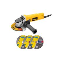 Kit Esmerilhadeira Angular 4 1.2 115mm 800w Dwe4020 Dewalt com 3 Discos Fino Standard Norton Kit Esmerilhadeira Angular 4 1.2 115mm 800w Dwe4020 Dewalt com 3 Discos Fino Standard Norton