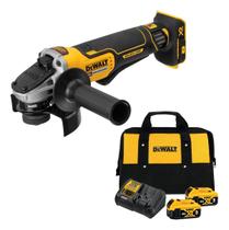 Kit Esmerilhadeira Angular 4-1/2” 20V MAX com 2 Baterias 5Ah (DCG413B-B2) Kit Esmerilhadeira Angular 4-1/2” 20V MAX com 2 Baterias 5Ah (DCG413B-B2)
