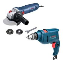 Kit Esmerilhadeira Bosch Gws 700 E Furadeira Gsb 450 Re 110v